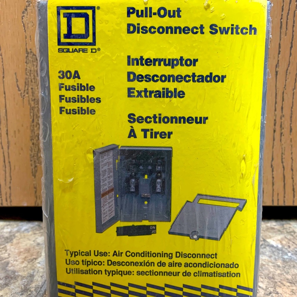 Square D NSB FP221R Pull-Out Disconnect Switch EA